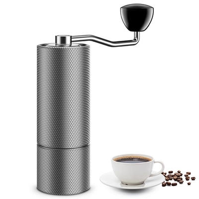 작은 조정할 수 있는 설명서 커피 그라인더, 가지고 다닐 수 있는 스테인레스 강 수제 커피 그라인더