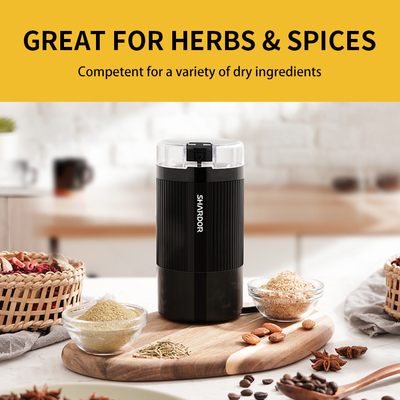 150W 상업적 전기식 커피 분쇄기 60g 능력, 304 스테인레스 강 양념 그라인더