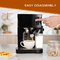 1240W 자동 우유 거품기 커피 머신 두배 세미 오토매틱 에스프레소 커피 기계