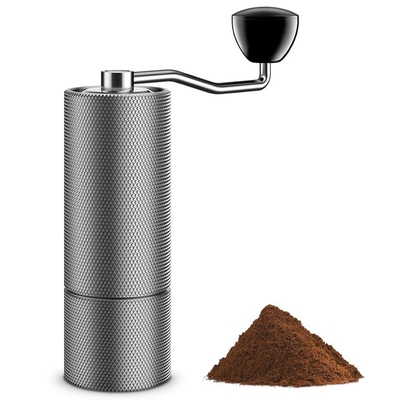 은 설명서 손 커피 그라인더 CNC 절단 능력 25g 포켓용 전기 거친 부분 그라인더