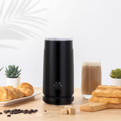 광택이 나는 무광택 검정색 에스프레소 우유 거품기 분리 가능 베이스 정확한 온도 조절 65' Ｃ