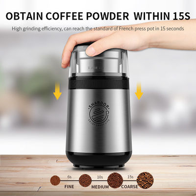 150W 다중 기능적 커피 머신 SS304 제거할 수 있는 거친 부분 그라인더 커피 메이커