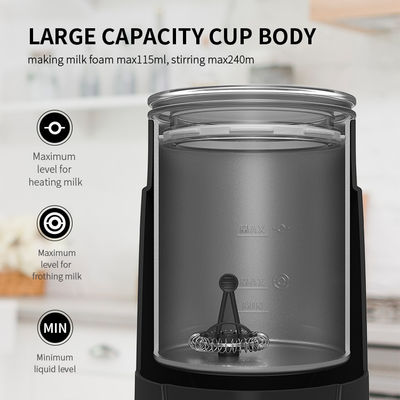 300ML 600W 에스프레소 우유 거품기 오토메틱 일렉트릭 커피우유 히터 거품기 CE